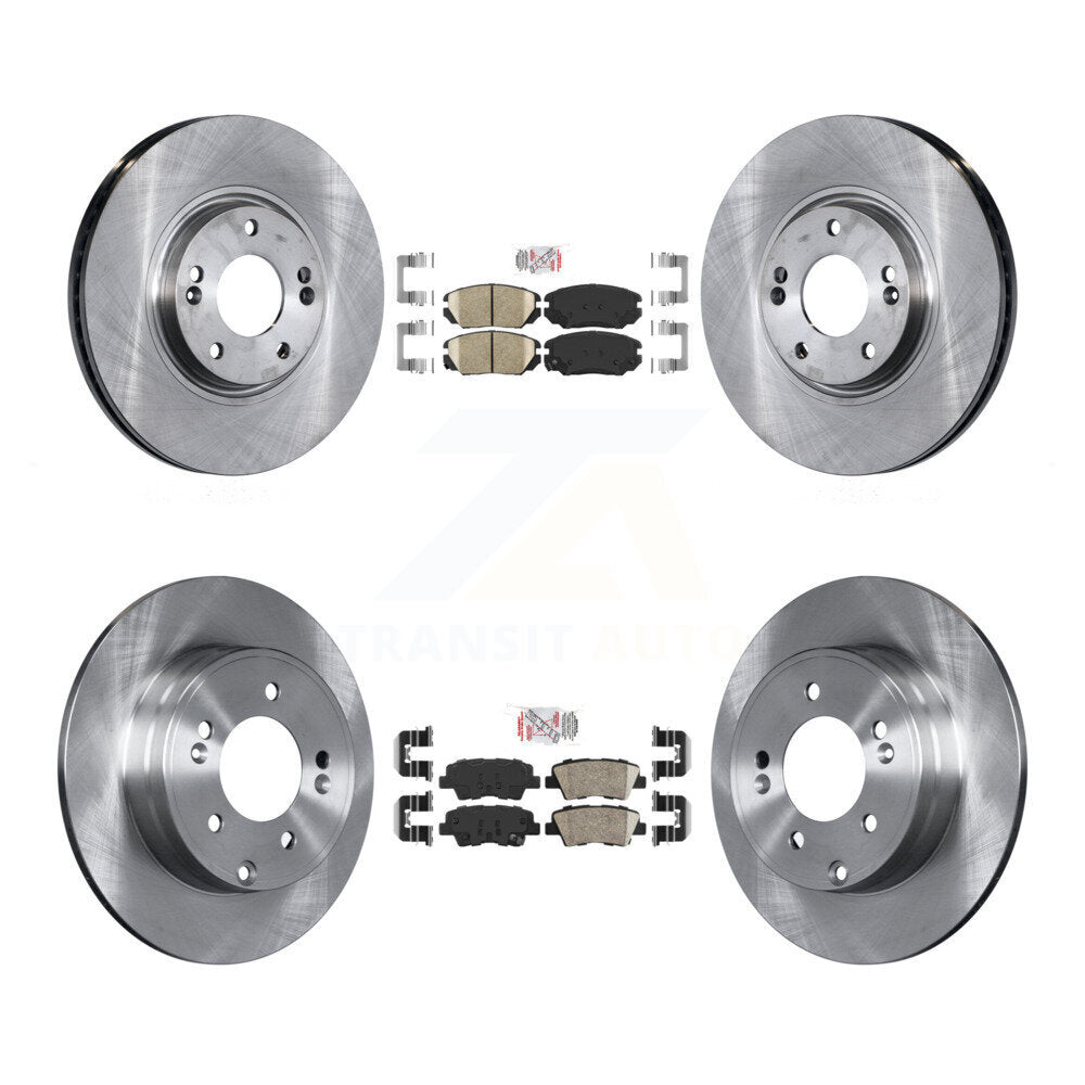 Front Rear Ceramic Pads And Disc Brake Rotors Kit For Hyundai Azera K8A-103103