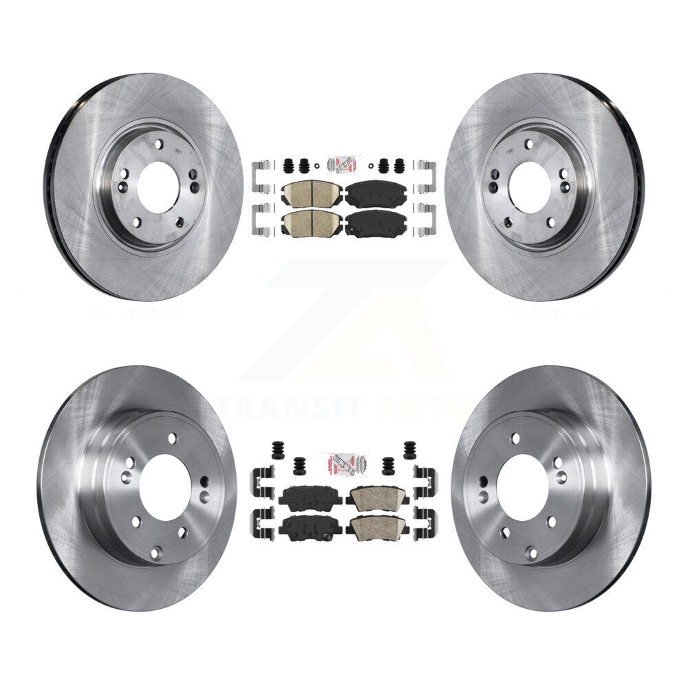 Front Rear Ceramic Pads And Disc Brake Rotors Kit For Hyundai Azera K8A-103106