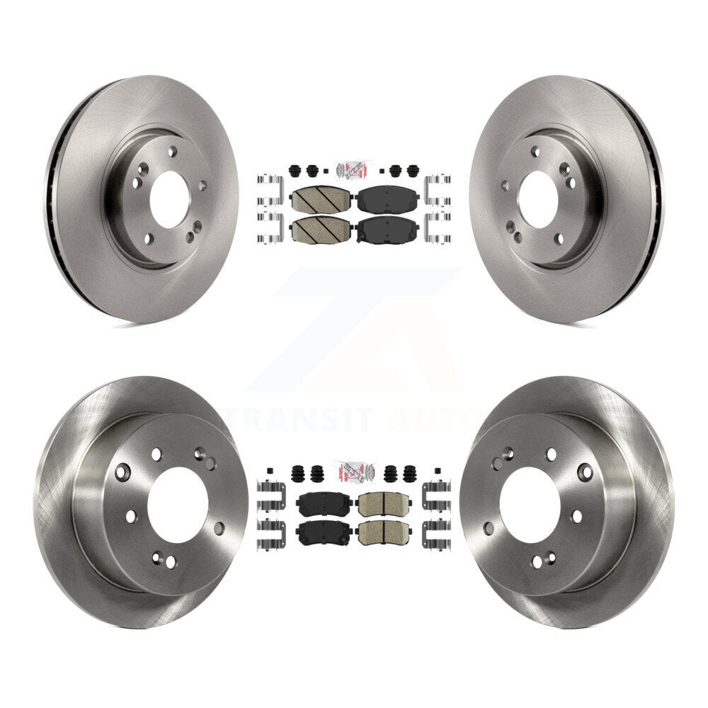 Front Rear Ceramic Pads And Disc Brake Rotors Kit For Kia Forte Koup Forte5 K8A-103113
