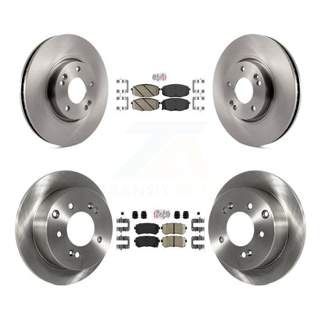 Front Rear Ceramic Pads And Disc Brake Rotors Kit For Kia Forte Koup Forte5 K8A-103115
