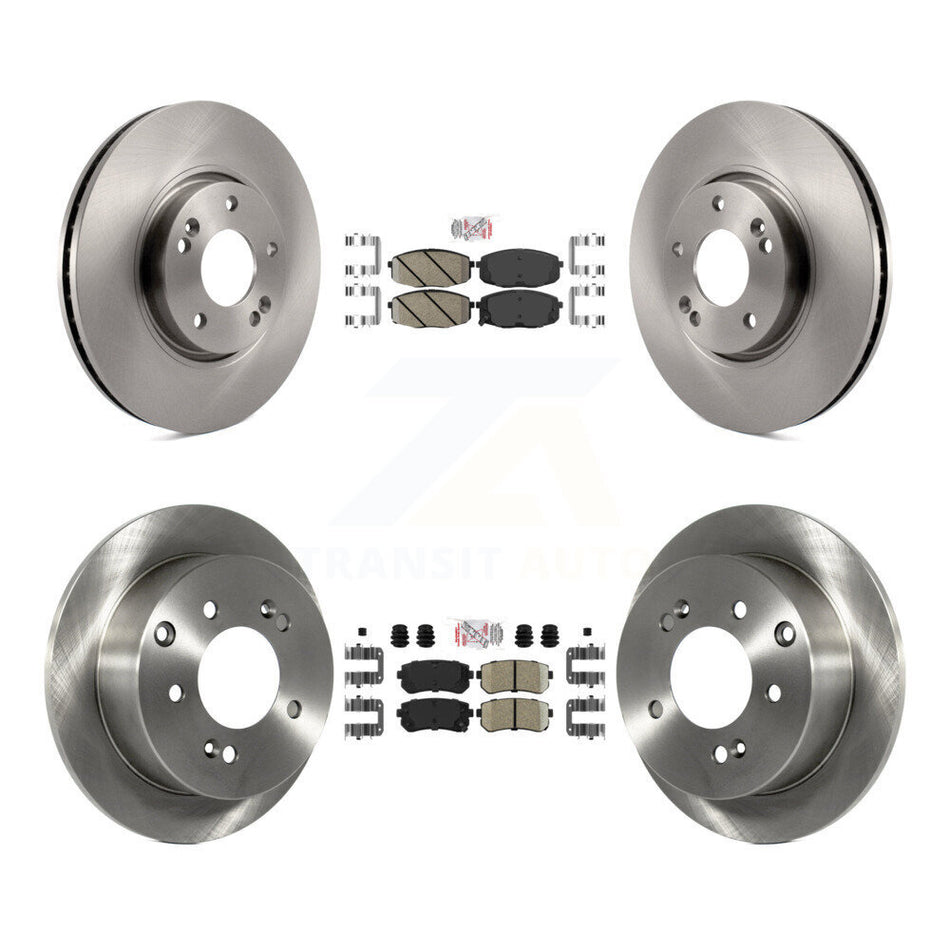 Front Rear Ceramic Pads And Disc Brake Rotors Kit For Kia Forte Koup Forte5 K8A-103115