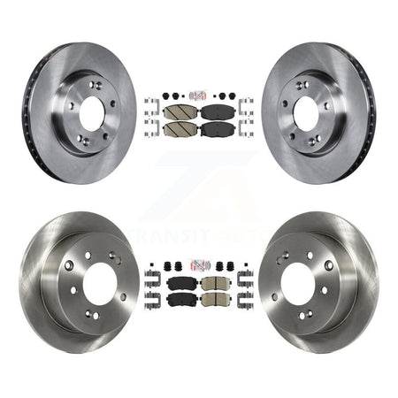 Front Rear Ceramic Pads And Disc Brake Rotors Kit For Kia Forte Koup Forte5 K8A-103117