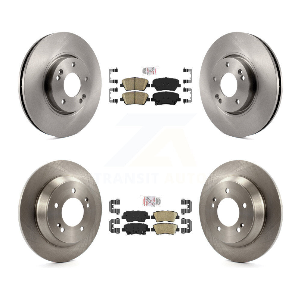 Front Rear Ceramic Pads And Disc Brake Rotors Kit For Kia Rondo K8A-103121