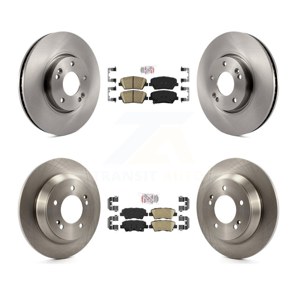 Front Rear Ceramic Pads And Disc Brake Rotors Kit For Kia Rondo K8A-103121