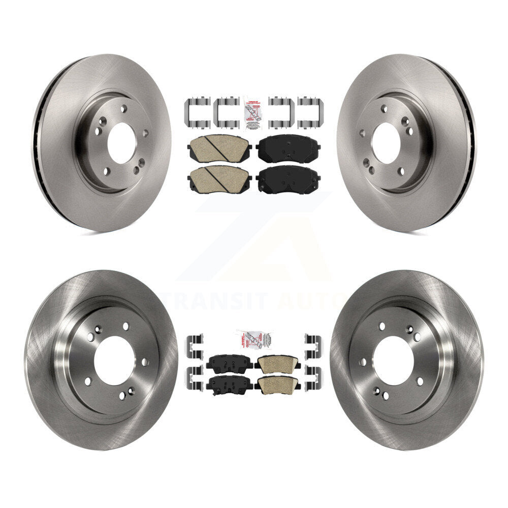 Front Rear Ceramic Pads And Disc Brake Rotors Kit For Kia Soul EV K8A-103122