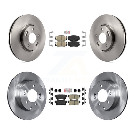 Front Rear Ceramic Pads And Disc Brake Rotors Kit For Hyundai Sonata 3.3L K8A-103128