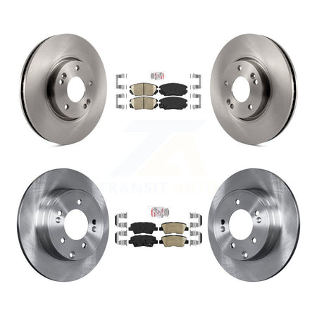 Front Rear Ceramic Pads And Disc Brake Rotors Kit For Hyundai Sonata 3.3L K8A-103132