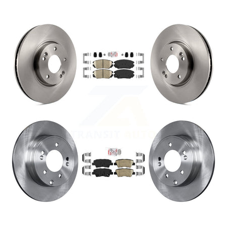 Front Rear Ceramic Pads And Disc Brake Rotors Kit For Hyundai Sonata 3.3L K8A-103134