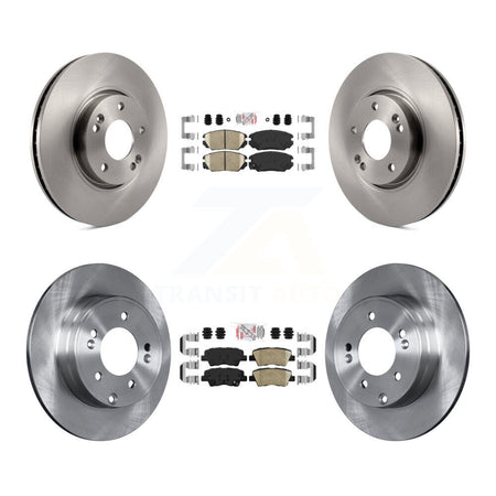Front Rear Ceramic Pads And Disc Brake Rotors Kit For Hyundai Sonata 3.3L K8A-103135