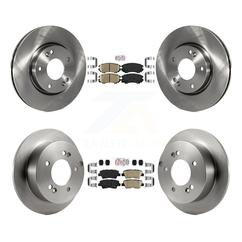 Front Rear Ceramic Pads And Disc Brake Rotors Kit For Hyundai Sonata 2.4L K8A-103137