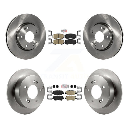 Front Rear Ceramic Pads And Disc Brake Rotors Kit For Hyundai Sonata 2.4L K8A-103137