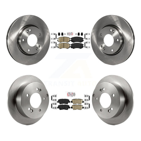 Front Rear Ceramic Pads And Disc Brake Rotors Kit For Hyundai Sonata 2.4L K8A-103138