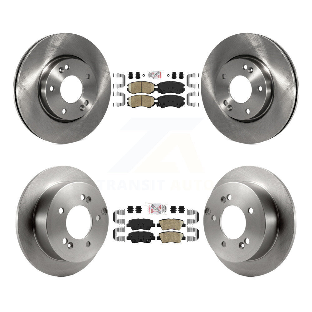 Front Rear Ceramic Pads And Disc Brake Rotors Kit For Hyundai Sonata 2.4L K8A-103139