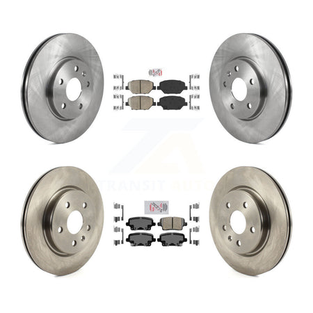Front Rear Ceramic Pads And Disc Brake Rotors Kit For 2019 Cadillac XT4 K8A-103140