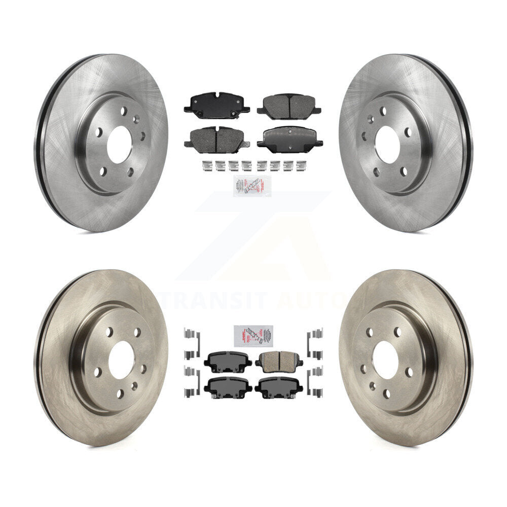 Front Rear Ceramic Pads And Disc Brake Rotors Kit For Buick Envision Cadillac XT4 K8A-103142