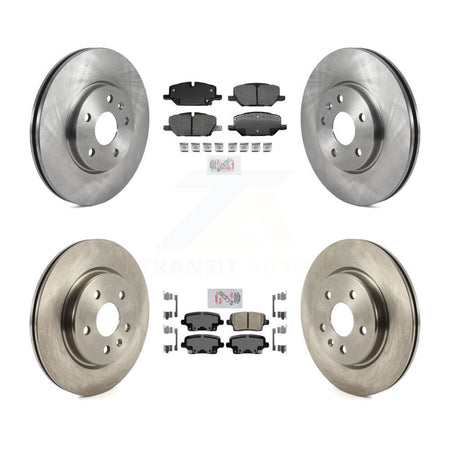 Front Rear Ceramic Pads And Disc Brake Rotors Kit For Buick Envision Cadillac XT4 K8A-103142