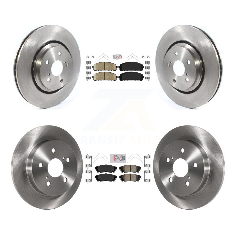 Front Rear Ceramic Pads And Disc Brake Rotors Kit For Toyota Camry Avalon TRD K8A-103151