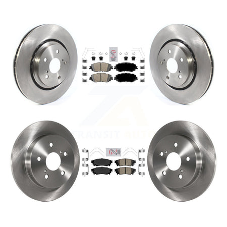 Front Rear Ceramic Pad & Disc Brake Rotors Kit For 2020 Toyota Camry XSE With TRD Package K8A-103153