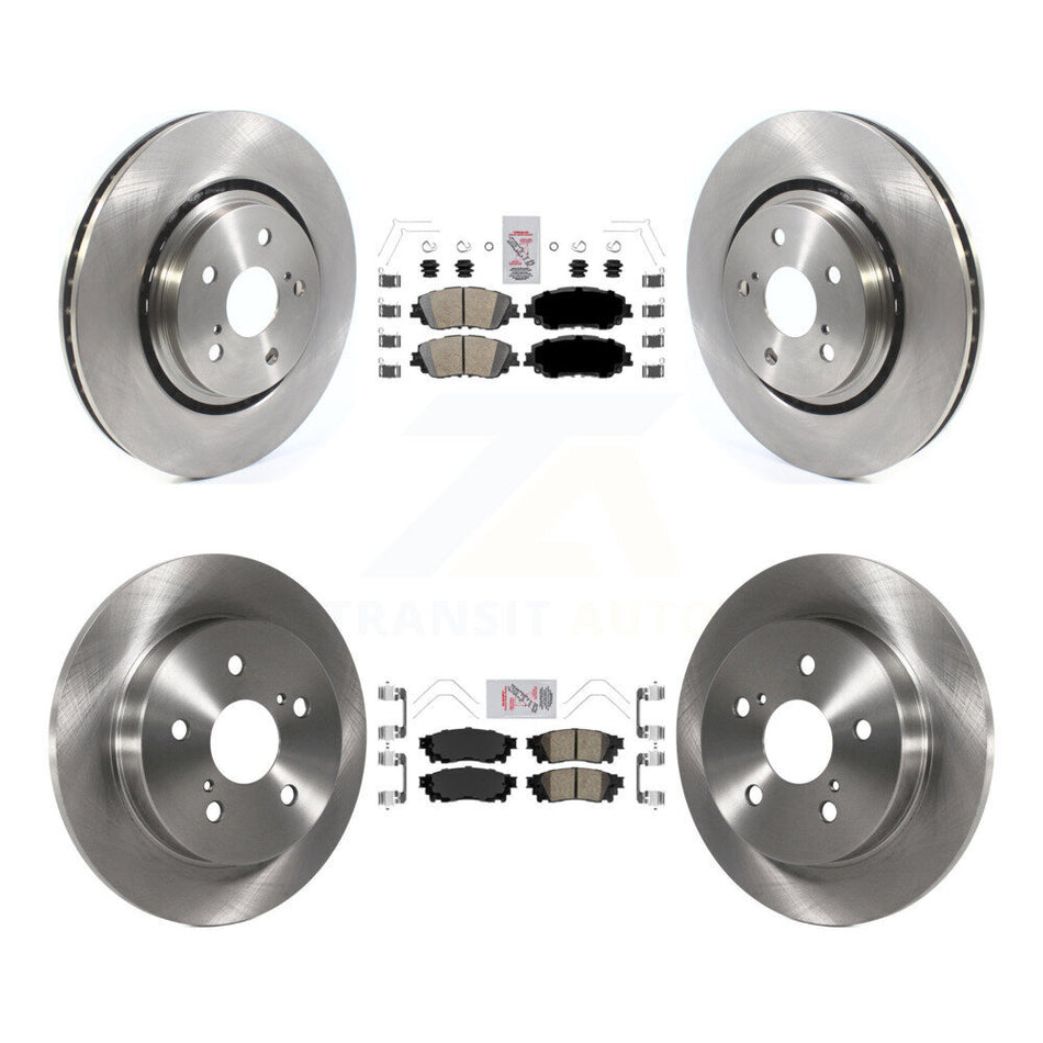 Front Rear Ceramic Pad & Disc Brake Rotors Kit For 2020 Toyota Camry XSE With TRD Package K8A-103153
