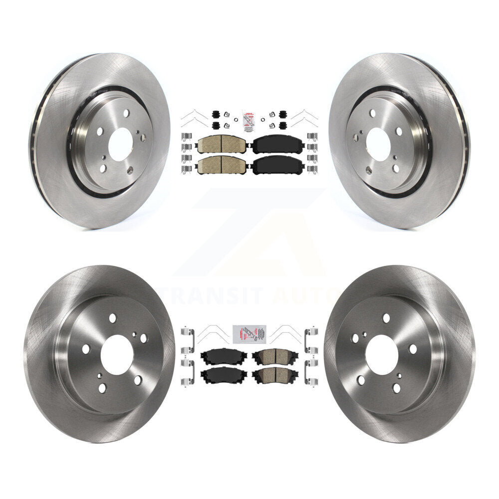 Front Rear Ceramic Pads And Disc Brake Rotors Kit For Toyota Camry Avalon TRD K8A-103155