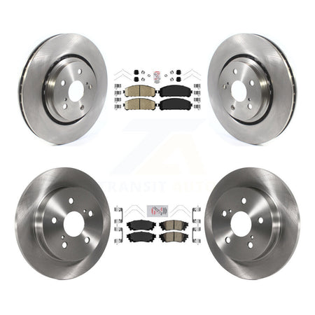 Front Rear Ceramic Pads And Disc Brake Rotors Kit For Toyota Camry Avalon TRD K8A-103155