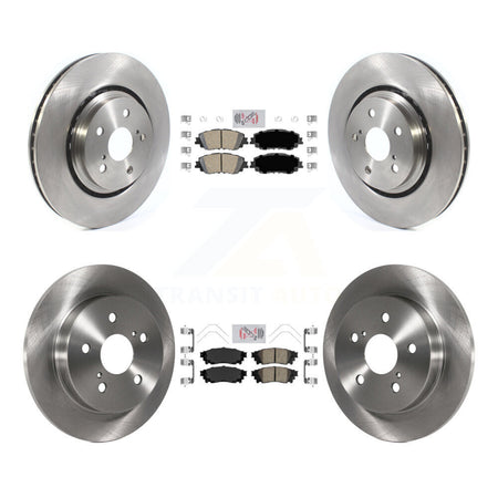 Front Rear Ceramic Pad & Disc Brake Rotors Kit For 2020 Toyota Camry XSE With TRD Package K8A-103157