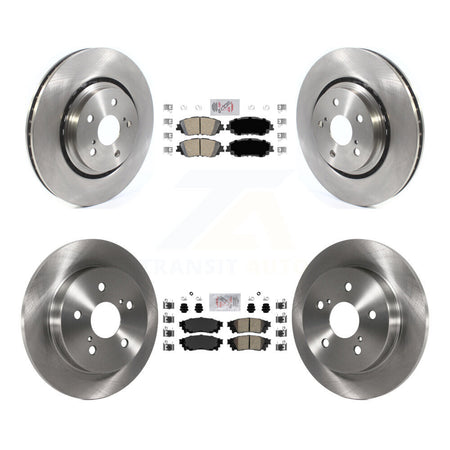Front Rear Ceramic Pad & Disc Brake Rotors Kit For 2020 Toyota Camry XSE With TRD Package K8A-103158