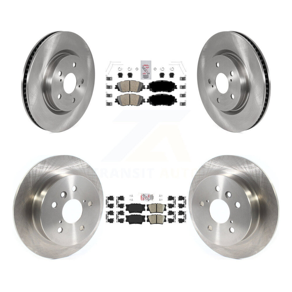 Front Rear Ceramic Pads And Disc Brake Rotors Kit For Toyota Camry K8A-103172