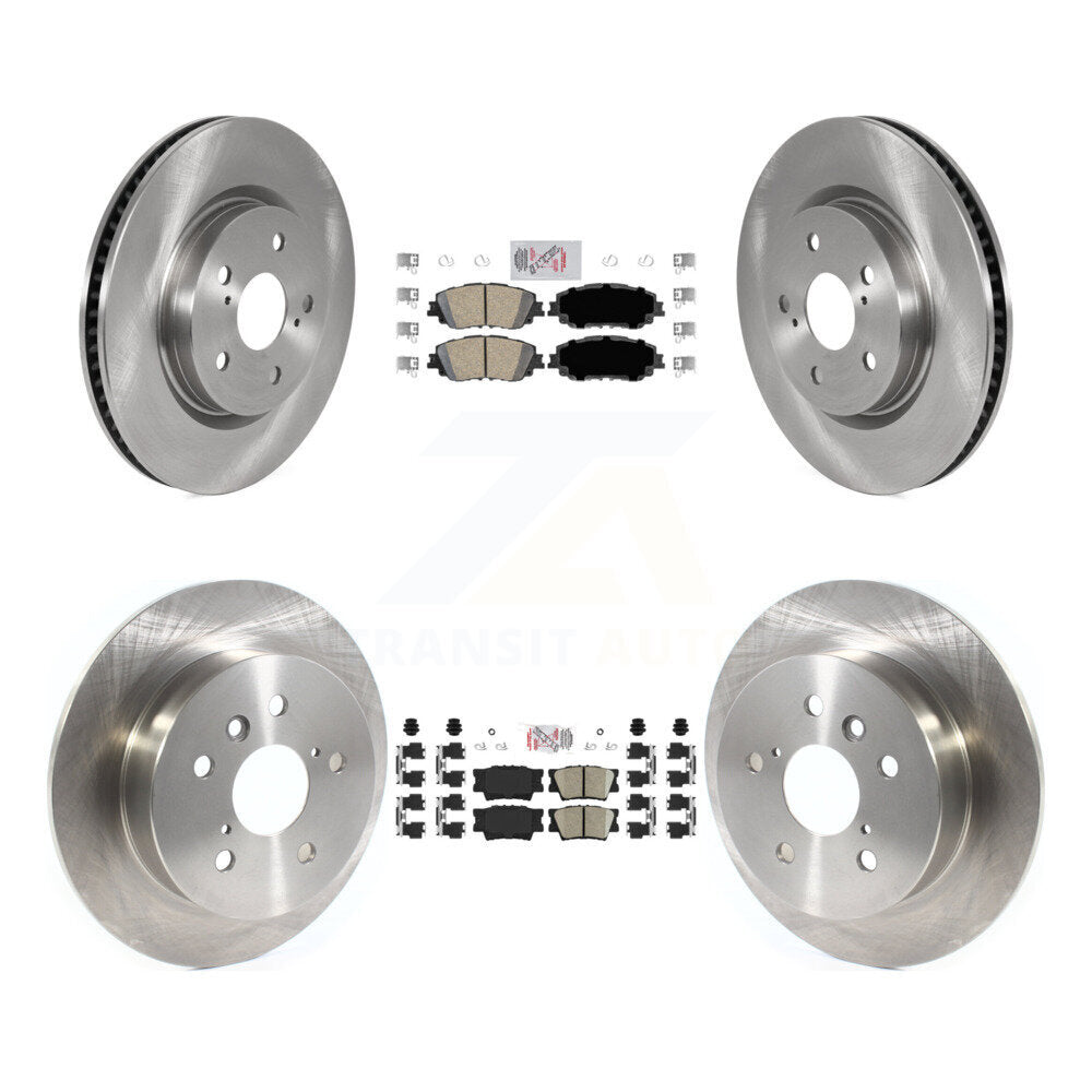 Front Rear Ceramic Pads And Disc Brake Rotors Kit For Toyota Camry K8A-103173