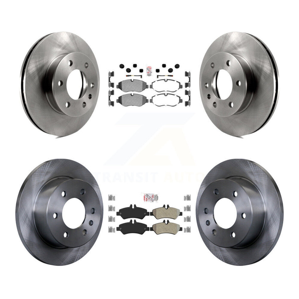Front Rear Semi-Metallic Pad & Disc Brake Rotor Kit For Sprinter 2500 Mercedes-Benz Dodge K8A-103181