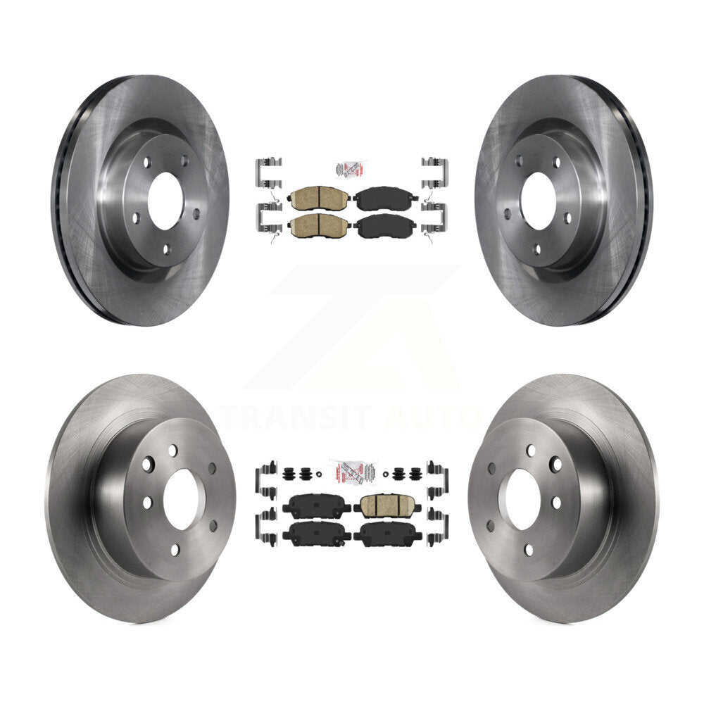 Front Rear Ceramic Pads And Disc Brake Rotors Kit For Nissan Altima K8A-103197