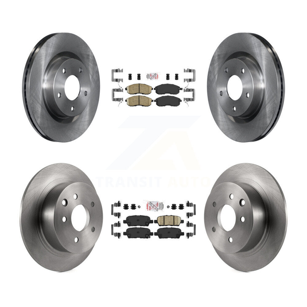 Front Rear Ceramic Pads And Disc Brake Rotors Kit For Nissan Altima K8A-103199