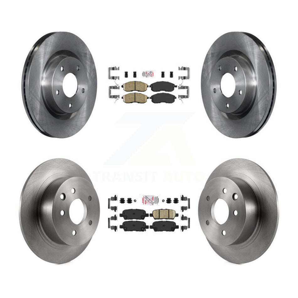 Front Rear Ceramic Pads And Disc Brake Rotors Kit For Nissan Altima K8A-103199