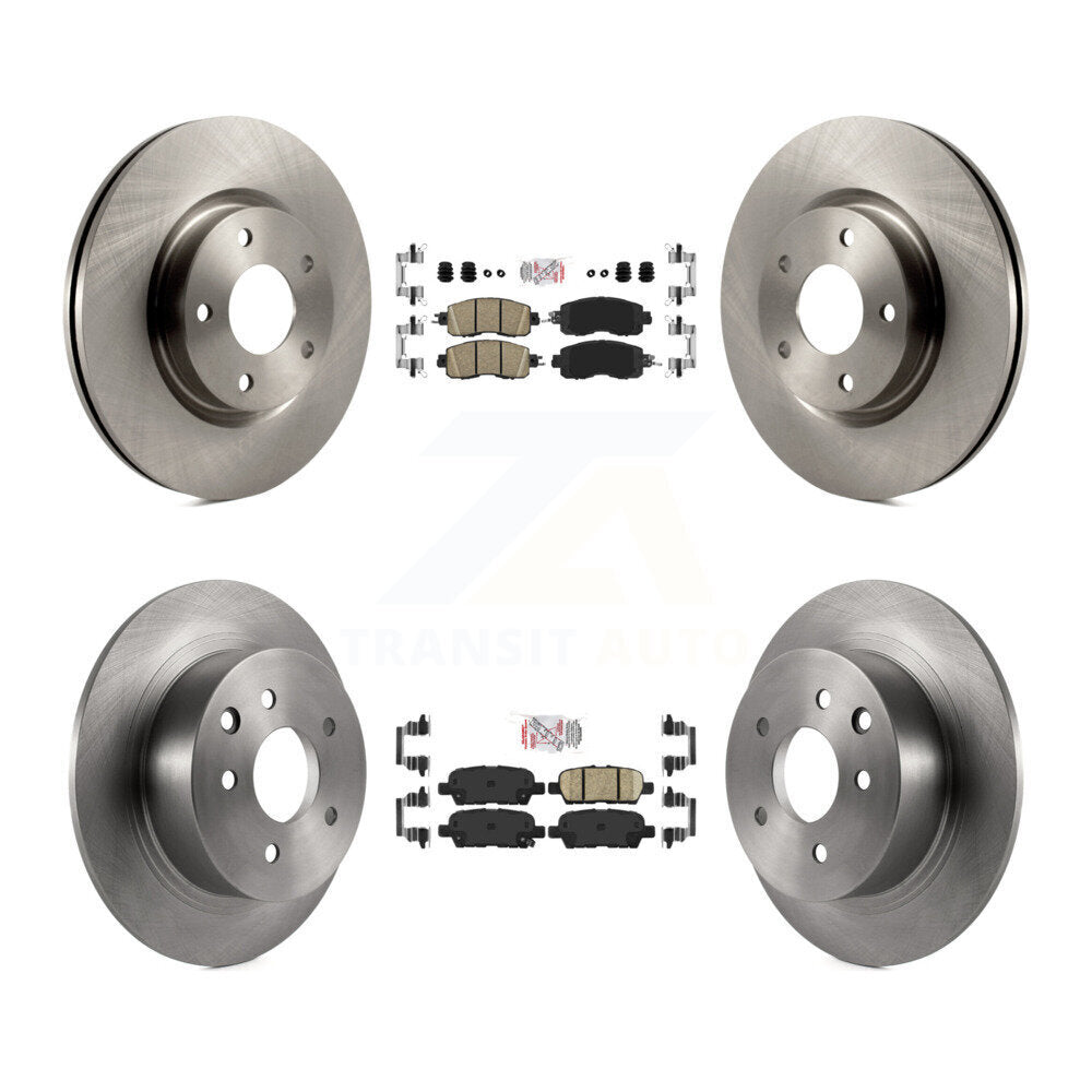 Front Rear Ceramic Pads And Disc Brake Rotors Kit For Nissan Altima K8A-103200