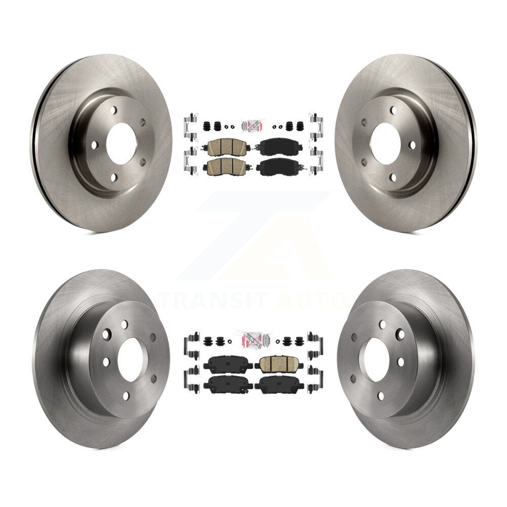 Front Rear Ceramic Pads And Disc Brake Rotors Kit For Nissan Altima K8A-103201