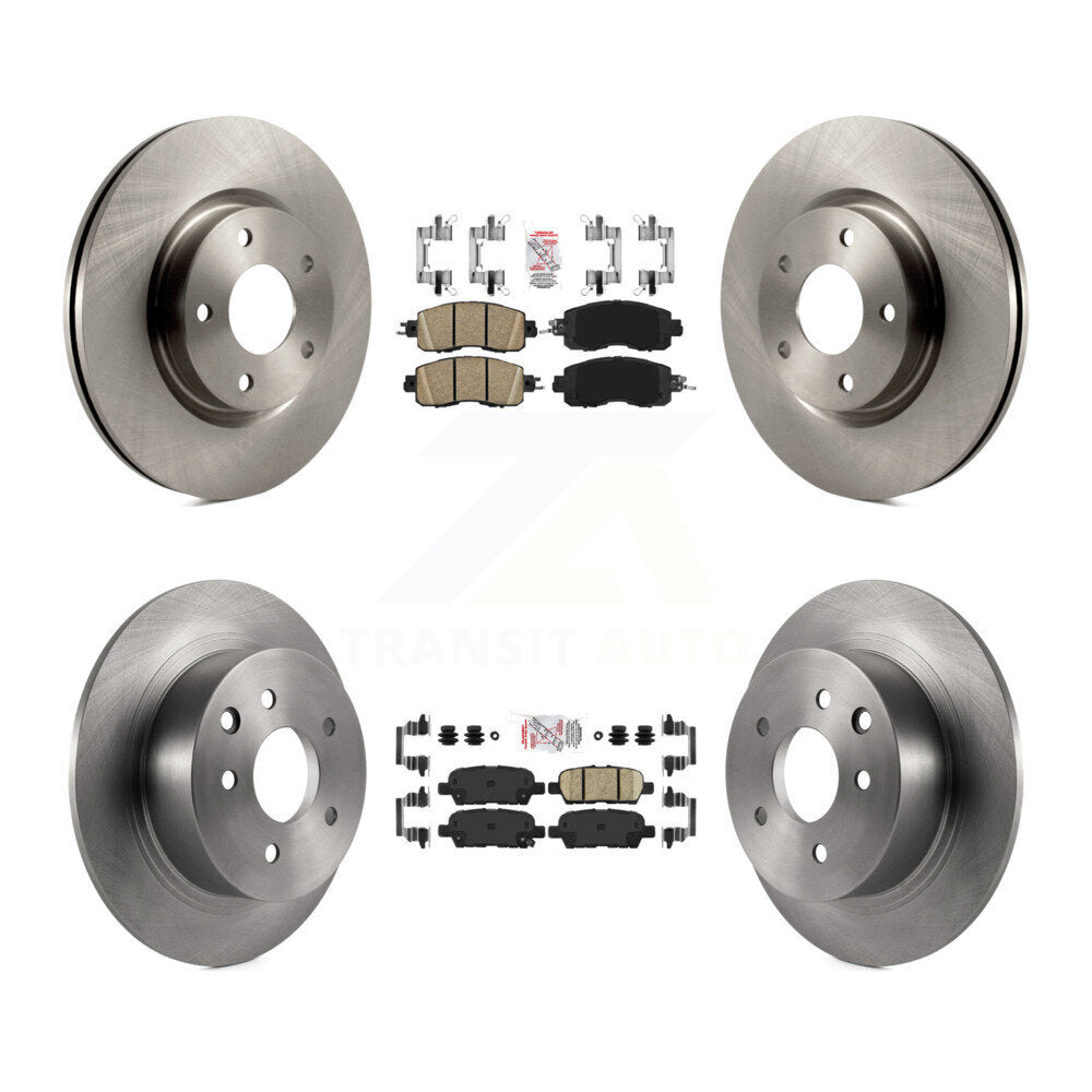 Front Rear Ceramic Pads And Disc Brake Rotors Kit For Nissan Altima K8A-103203