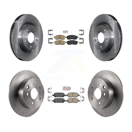 Front Rear Ceramic Pads And Disc Brake Rotors Kit For 2007-2009 Nissan Altima K8A-103204