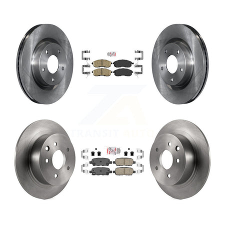 Front Rear Ceramic Pads And Disc Brake Rotors Kit For 2007-2009 Nissan Altima K8A-103205