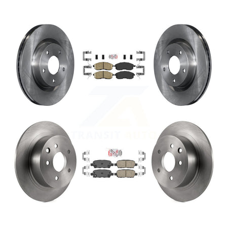 Front Rear Ceramic Pads And Disc Brake Rotors Kit For 2007-2009 Nissan Altima K8A-103206