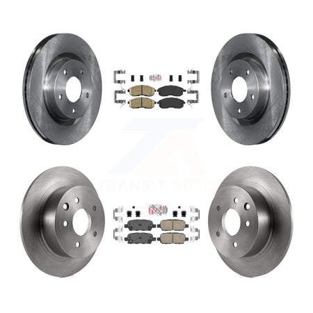 Front Rear Ceramic Pads And Disc Brake Rotors Kit For 2007-2009 Nissan Altima K8A-103207