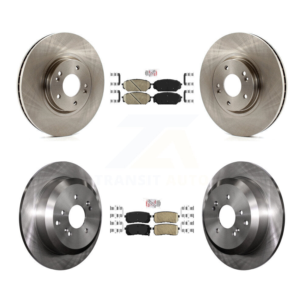 Front Rear Ceramic Pads And Disc Brake Rotors Kit For 2007-2012 Hyundai Veracruz K8A-103208