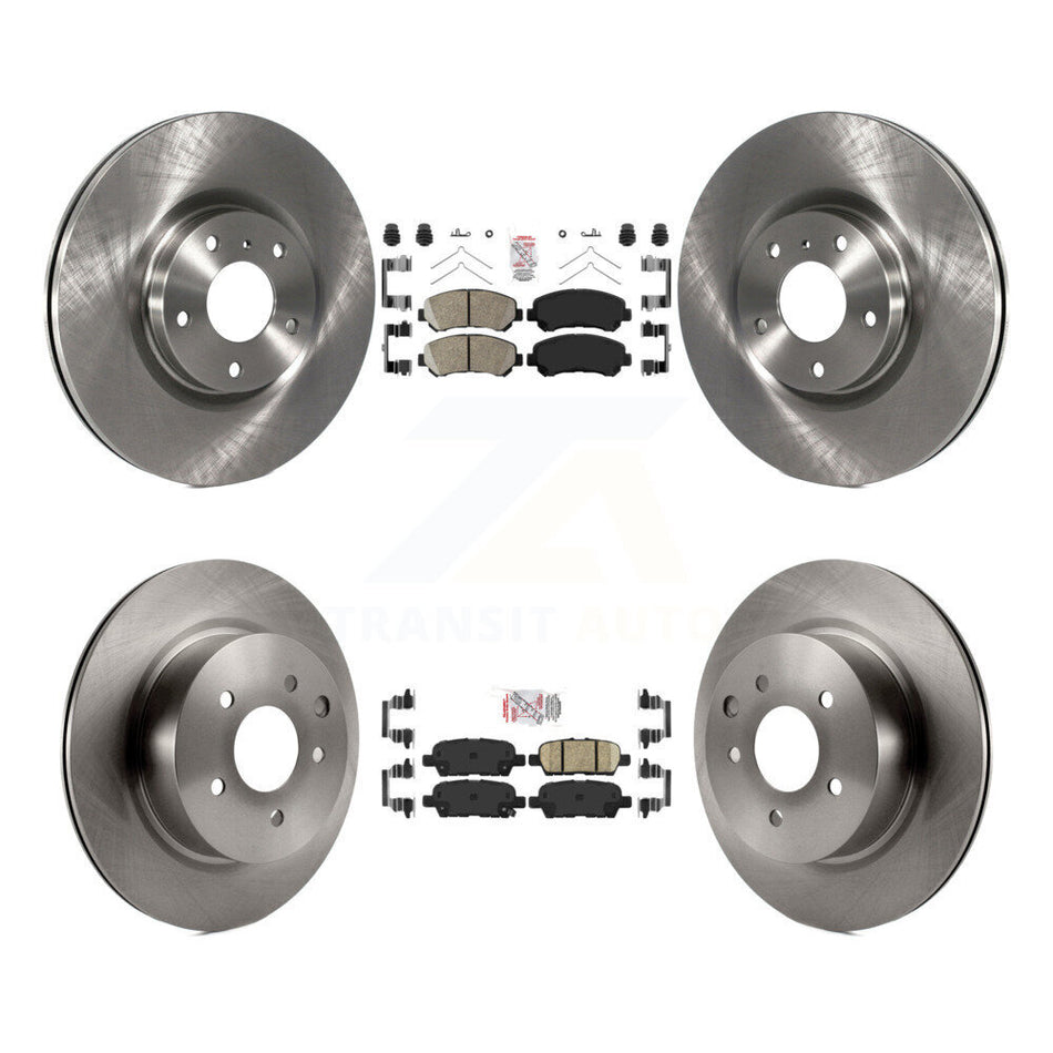 Front Rear Ceramic Pads And Disc Brake Rotors Kit For Nissan Maxima K8A-103211