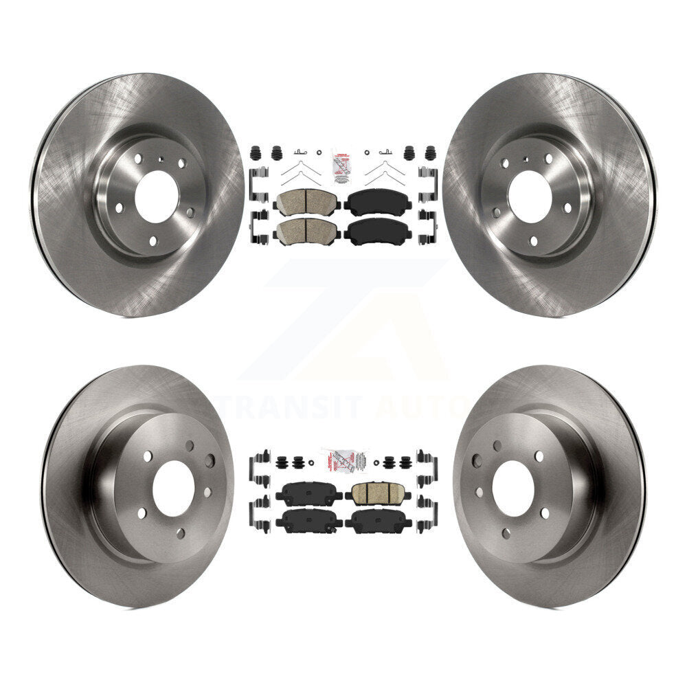 Front Rear Ceramic Pads And Disc Brake Rotors Kit For Nissan Maxima K8A-103212
