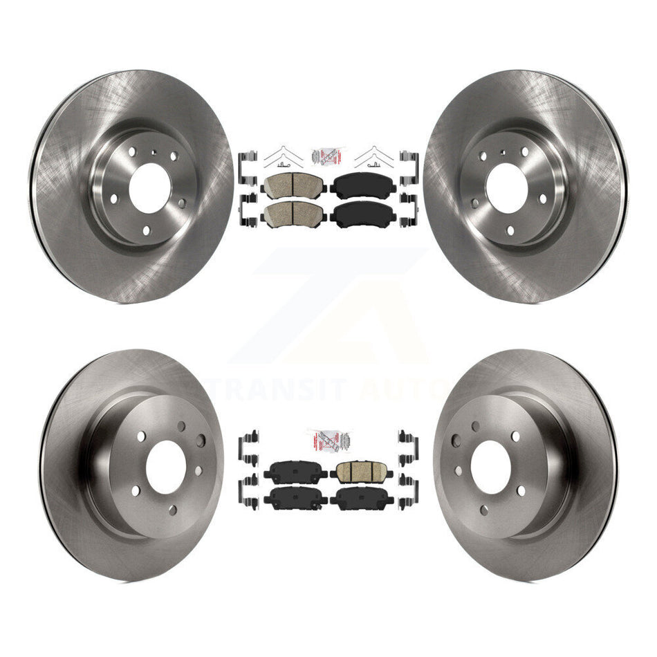 Front Rear Ceramic Pads And Disc Brake Rotors Kit For Nissan Maxima K8A-103213
