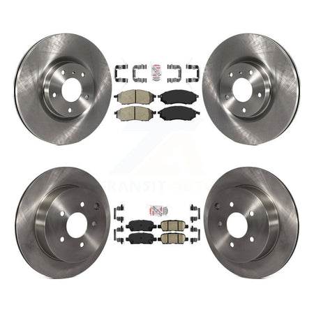 Front Semi-Metallic Rear Ceramic Pads And Disc Brake Rotors Kit For Nissan Murano K8A-103218