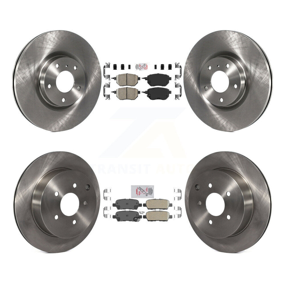 Front Rear Ceramic Pads And Disc Brake Rotors Kit For Nissan Murano K8A-103229