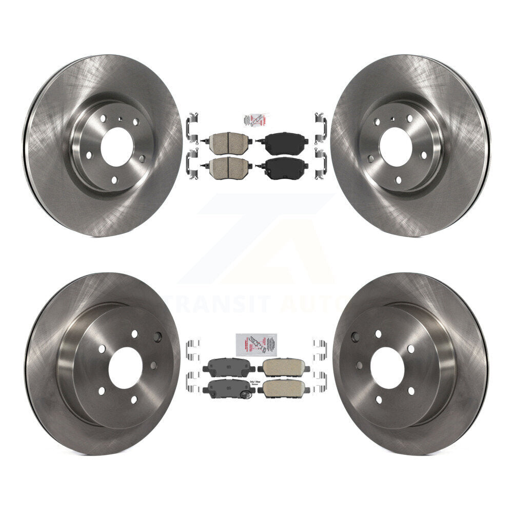 Front Rear Ceramic Pads And Disc Brake Rotors Kit For Nissan Murano K8A-103231