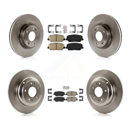 Front Rear Ceramic Pads And Disc Brake Rotors Kit For Hyundai Genesis Coupe K8A-103243