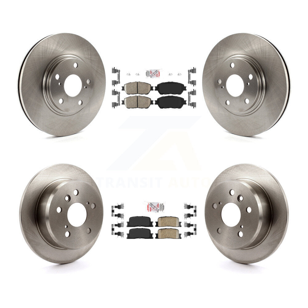 Front Rear Ceramic Pads And Disc Brake Rotors Kit For 2004-2006 Lexus ES330 K8A-103249