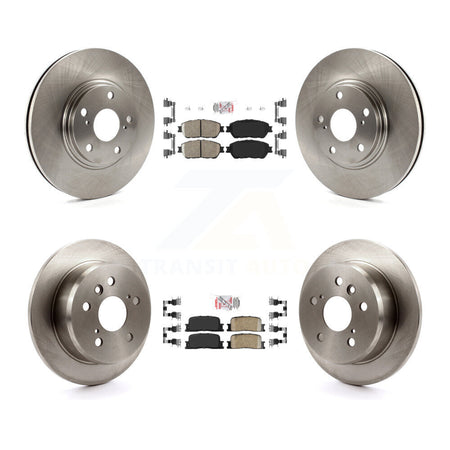 Front Rear Ceramic Pads And Disc Brake Rotors Kit For 2004-2006 Lexus ES330 K8A-103249